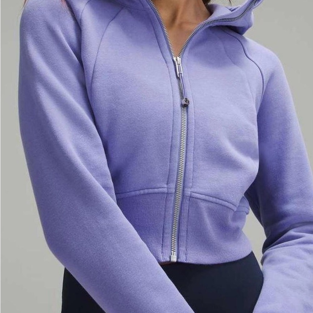 lululemon athletica Lavender Zip-Up Hoodie- large